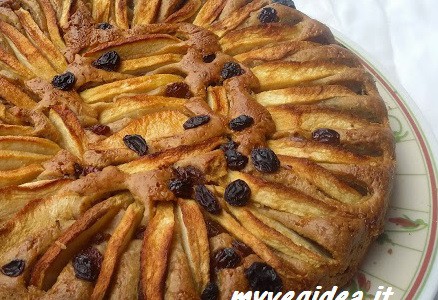 torta di mele con farina di farro