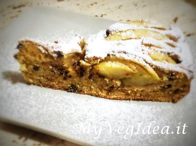 TORTA DI MELE con burro di mandorle