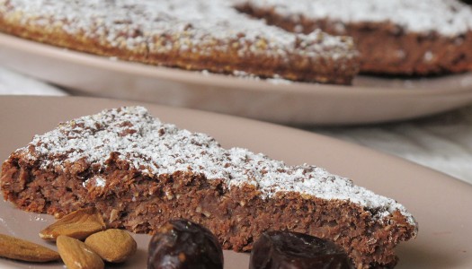 TORTA BISCOTTO cocco cacao datteri mandorle