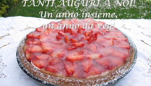 TORTA DI FRAGOLE del nostro “compleVEGanno”