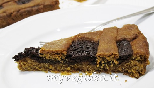 CROSTATA con  CIOCCOLATA  e burro cocco cacao