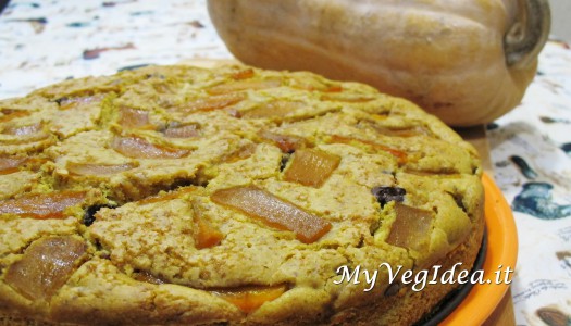 TORTA CON ZUCCA, PERA E MELA