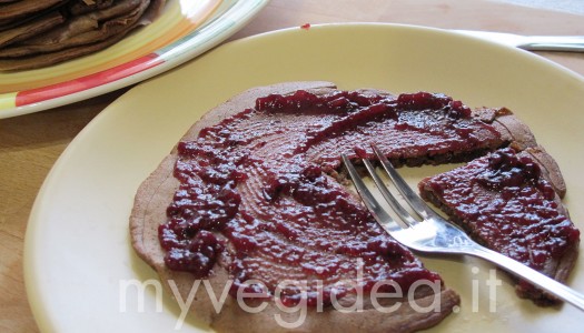 PANCAKES sugar free con aquafaba e succo d’arancia