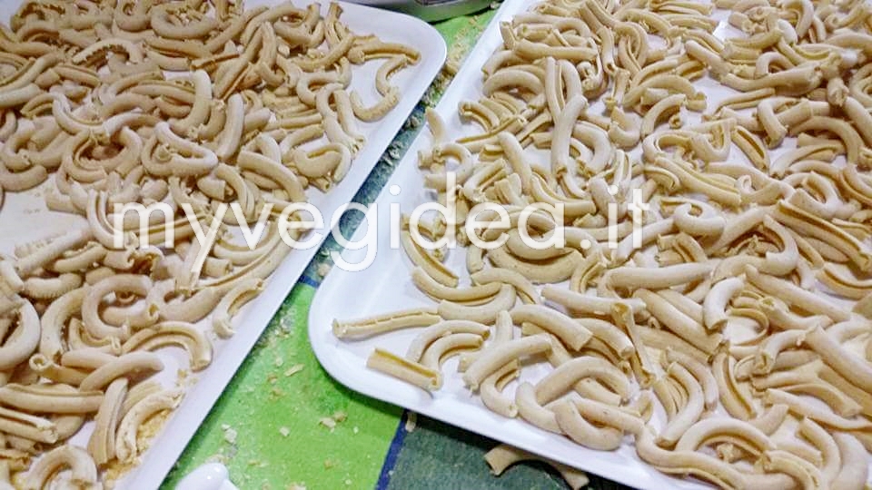 PASTA trafilata DI FARRO E SEMOLA CON SUCCO DI ZUCCA