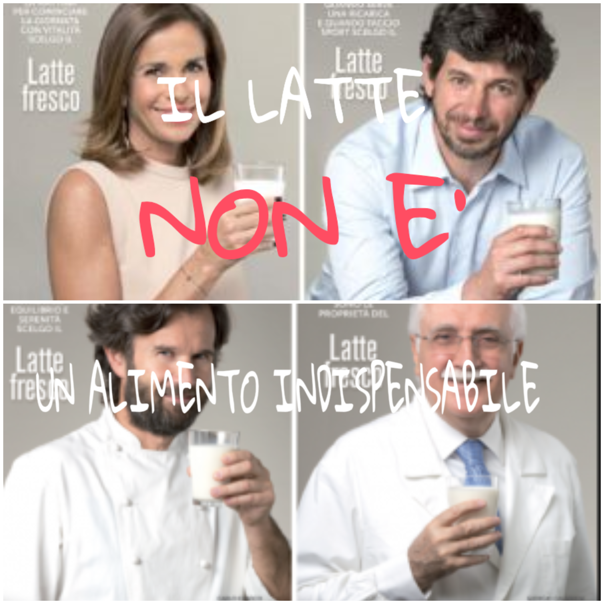 IL LATTE NON è INDISPENSABILE